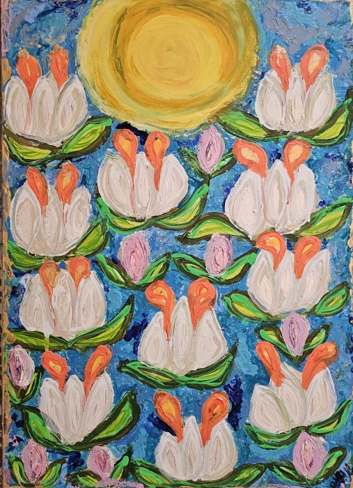 Pictura Lacul de Mireille Gislene Makita-Mbama