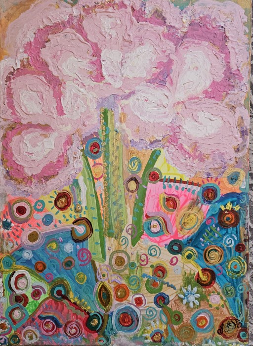 Pictura Lumea de Mireille Gislene Makita-Mbama