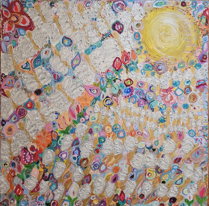Pictura Oameni, Ingeri, Arhangheli si Heruvimi de Mireille Gislene Makita-Mbama
